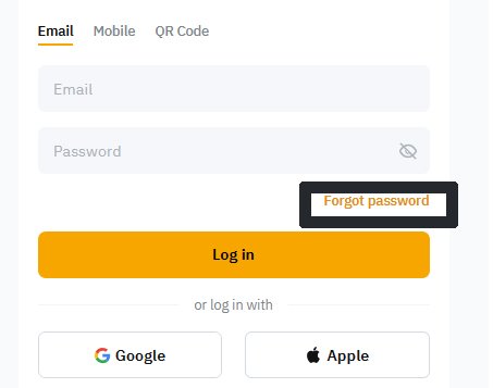 바이비트 forgot password