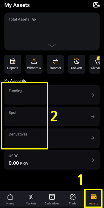 Bybit My assets