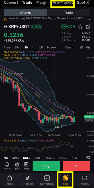 코인 Pre-Market Spot
